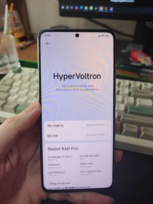 Xiaomi K60 Pro 5G 12/256GB Xanh lá