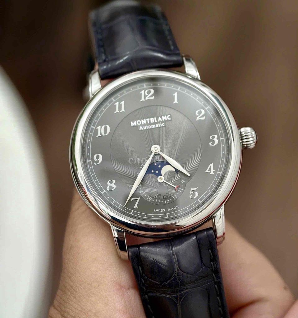 Đồng hồ Montblanc Moonphase 118518 Size 42mm. Mua bán Đồng hồ tại Quận Hoàng Mai Hà Nội được đăng bởi Anh Tuấn hình 1