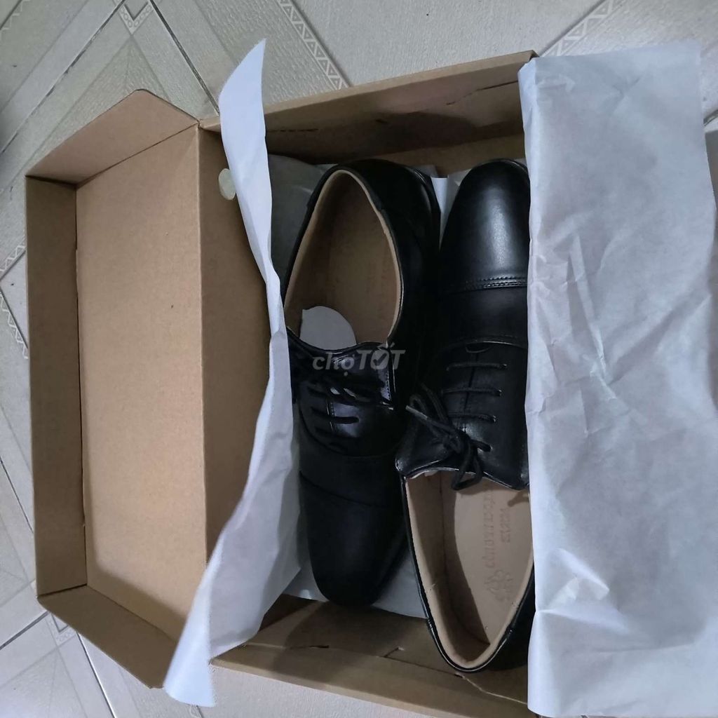 Giày tây Nam Da Đen size 41. Mua bán Giày dép tại Huyện Hòa Vang Đà Nẵng được đăng bởi Lê Minh hình 1