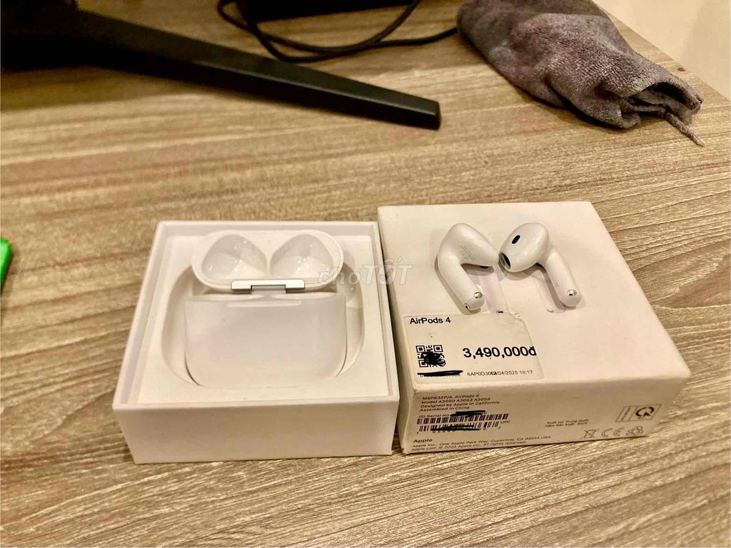 Tai nghe Apple AirPods 4 Trắng. Mua bán Tivi, Âm thanh tại Quận 10 Tp Hồ Chí Minh được đăng bởi Sơn Nguyễn hình 1