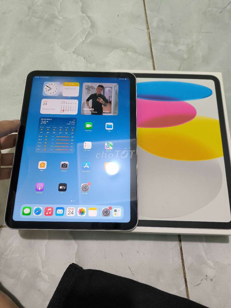 Apple iPad A16 128GB Bạc. Mua bán Máy tính bảng tại Huyện Hóc Môn Tp Hồ Chí Minh được đăng bởi hương quê hình 1