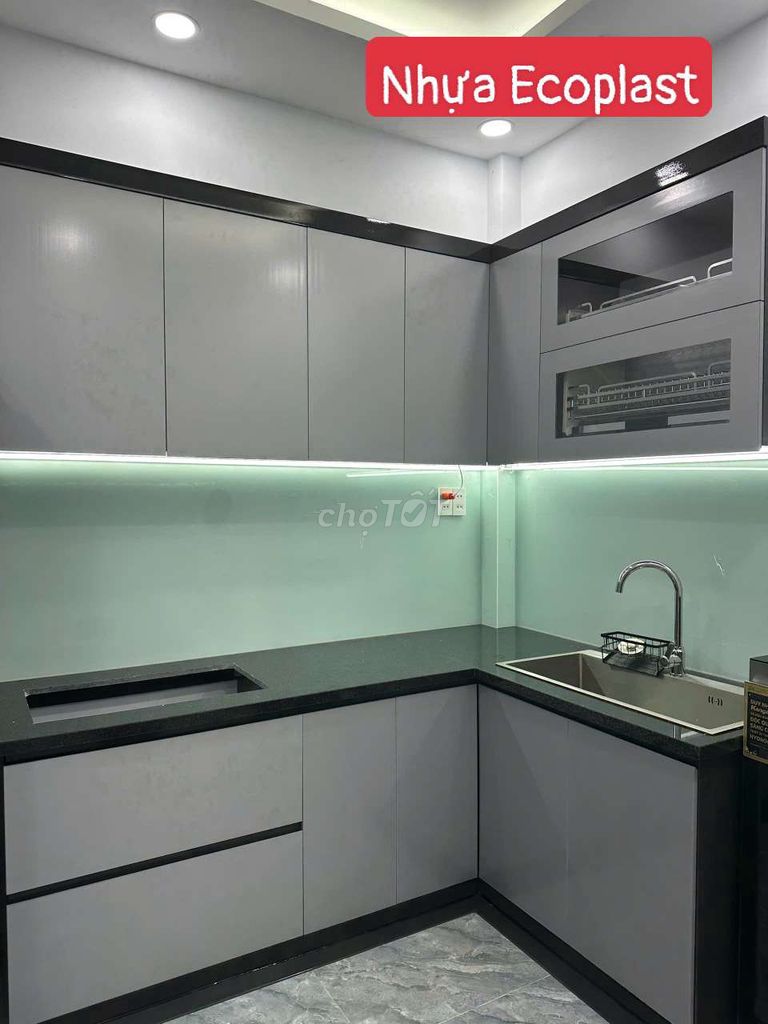 TỦ BẾP NHỰA ECOPLAST CAO CẤP - GIÁ THI CÔNG. Mua bán Tủ, kệ gia đình tại Quận 8 Tp Hồ Chí Minh được đăng bởi Nội Thất Phúc Trường An hình 1