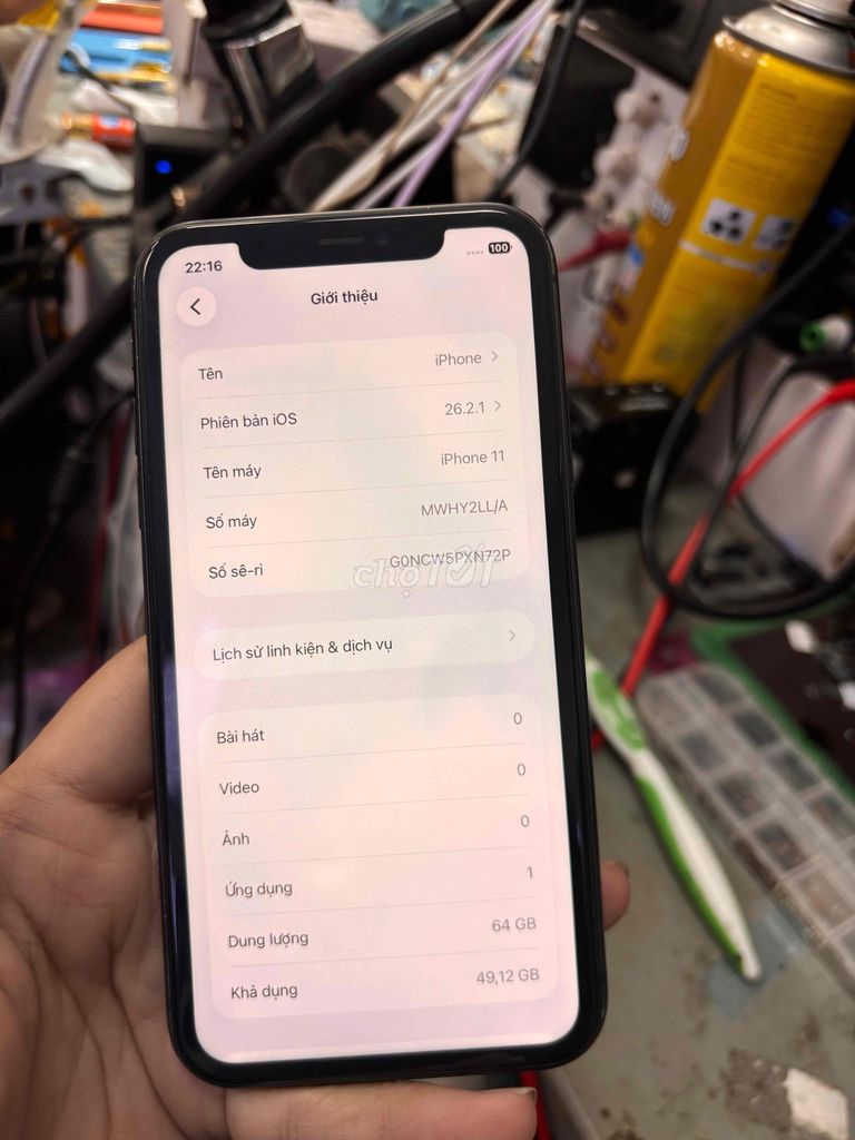 Apple iPhone 11 64GB Đen. Mua bán Điện thoại tại Thành phố Thuận An Bình Dương được đăng bởi Huy mua bán sửa chữa iphone ipad hình 1