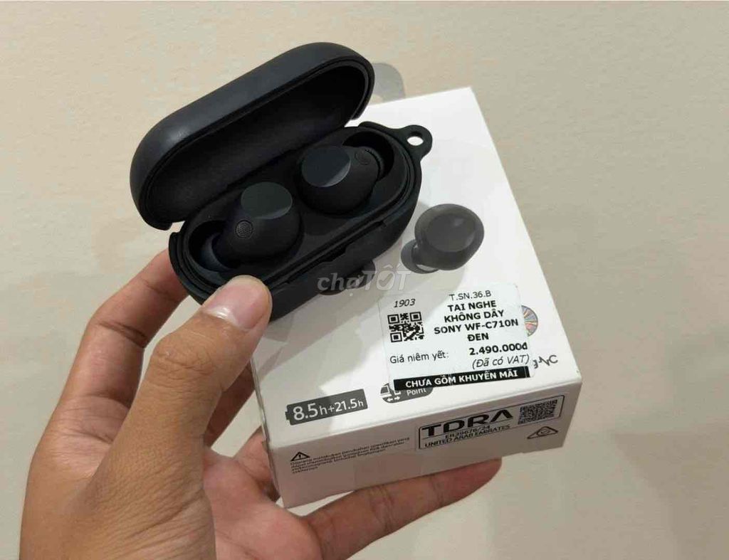 Tai nghe Sony WF-C710N Đen. Mua bán Tivi, Âm thanh tại Thành phố Dĩ An Bình Dương được đăng bởi Nguyễn Hữu Phúc hình 1