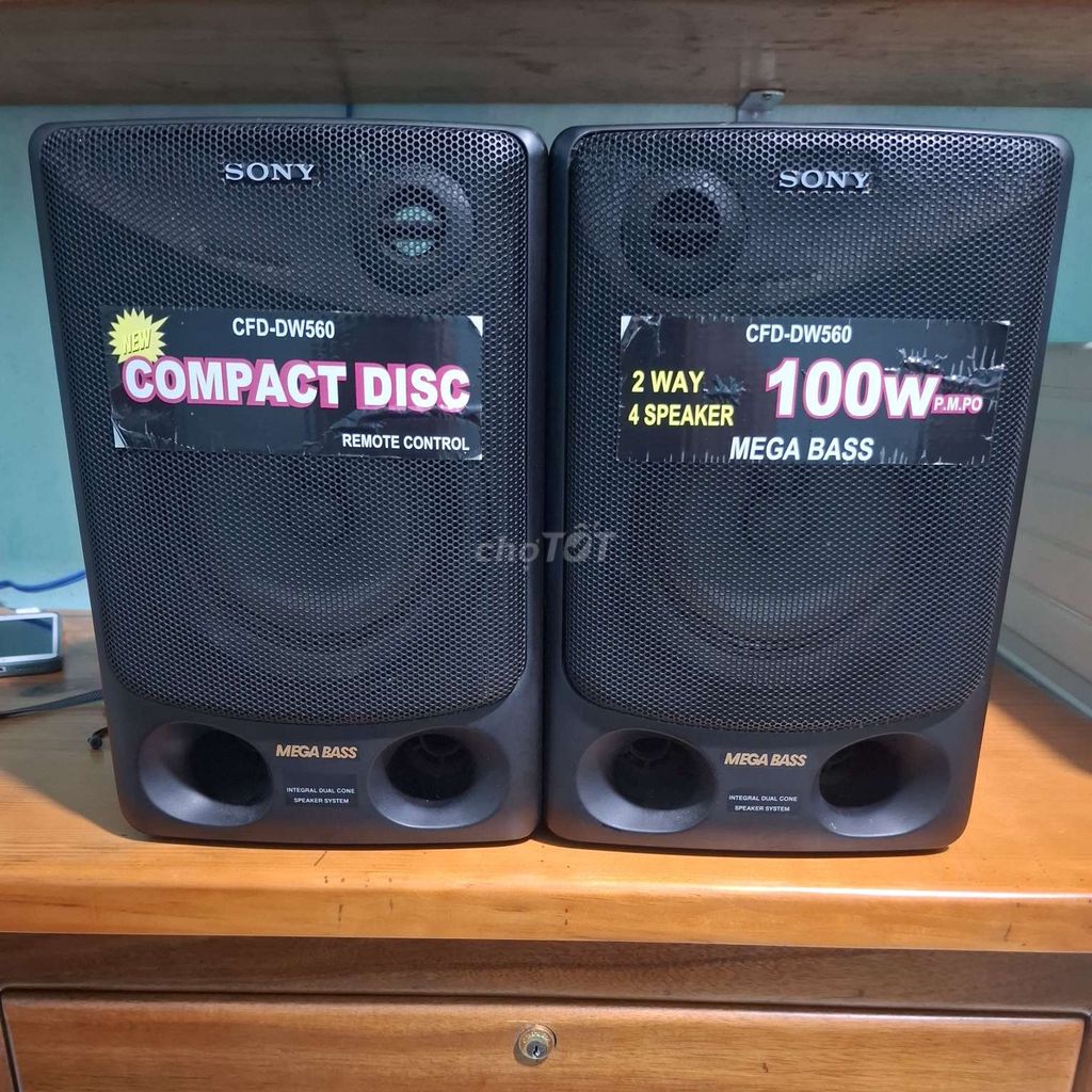 Loa cassette Sony CFD-DW560 Đen. Mua bán Tivi, Âm thanh tại Huyện Xuân Lộc Đồng Nai được đăng bởi Bùi đình Dũng hình 1