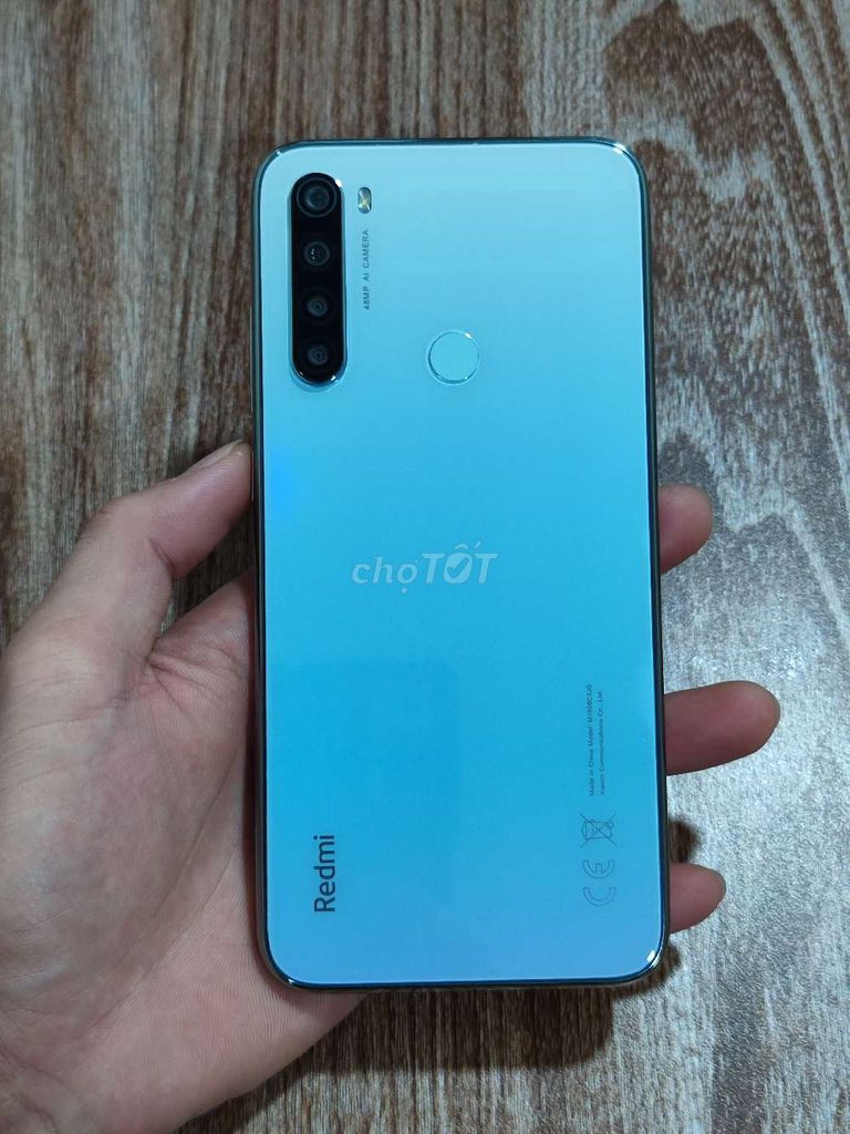 Xiaomi Redmi Note 8: Ram4/64. Snap 665. BH 3 tháng