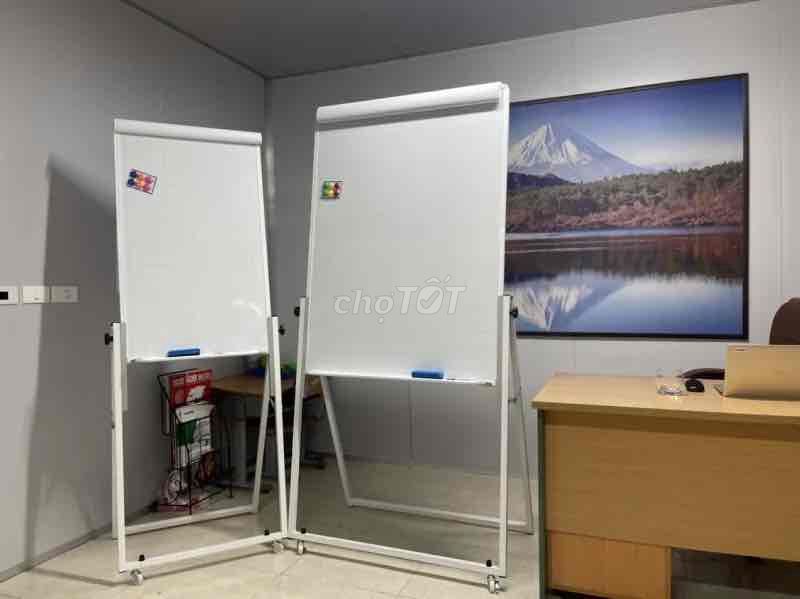 Bảng Flipchart Hàn Quốc chân gấp từ trắng,60x1m