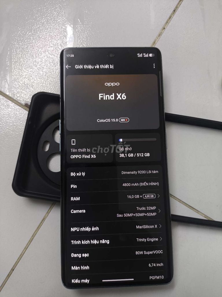 Oppo find X6 ram đặc biệt ram 16/512 pin 100.99%. Mua bán Điện thoại tại Quận Gò Vấp Tp Hồ Chí Minh được đăng bởi Hà My hình 3