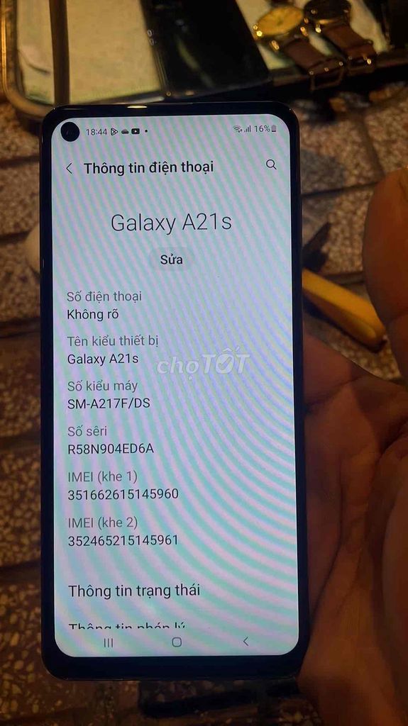 Samsung Galaxy A21s 32GB Tím. Mua bán Điện thoại tại Quận 12 Tp Hồ Chí Minh được đăng bởi anh tâm hình 1