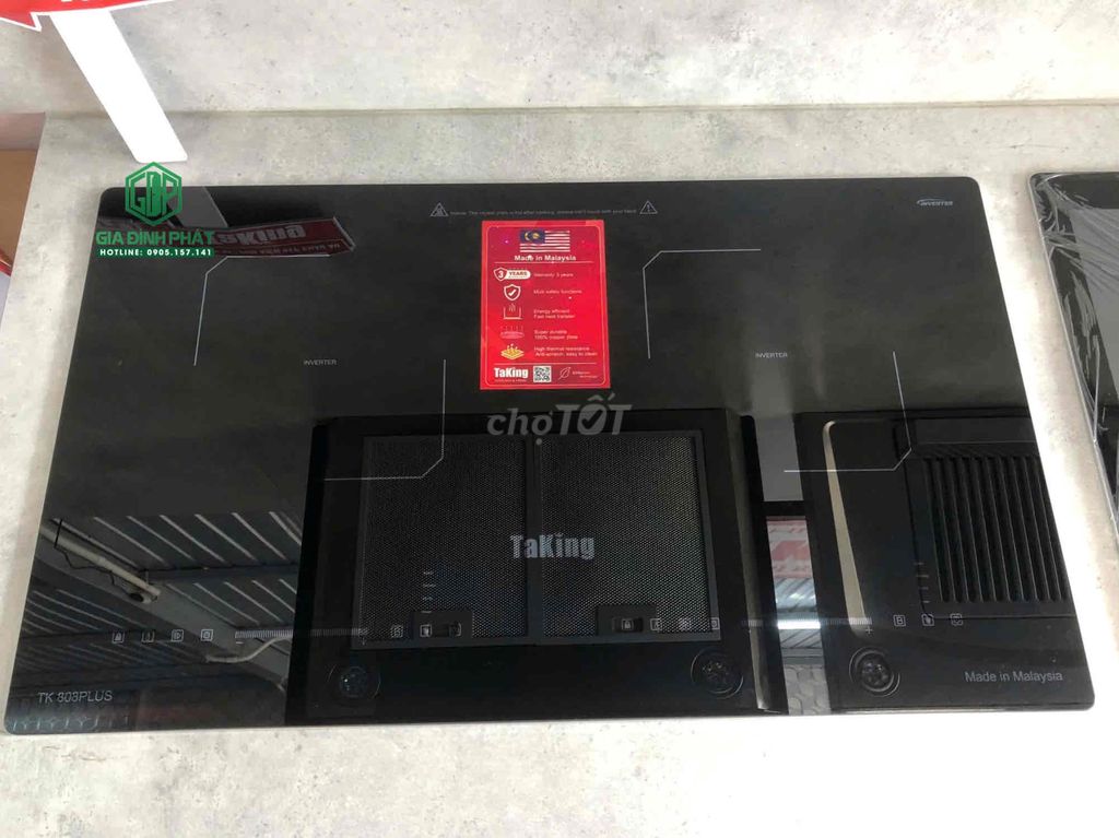 BẾP TỪ TAKING 808PLUS TẶNG HÚT MÙI KÍNH CONG. Mua bán Bếp, lò, đồ điện nhà bếp tại Quận Ngũ Hành Sơn Đà Nẵng được đăng bởi NỘI THẤT TRỌN GÓI GIA ĐÌNH PHÁT hình 1