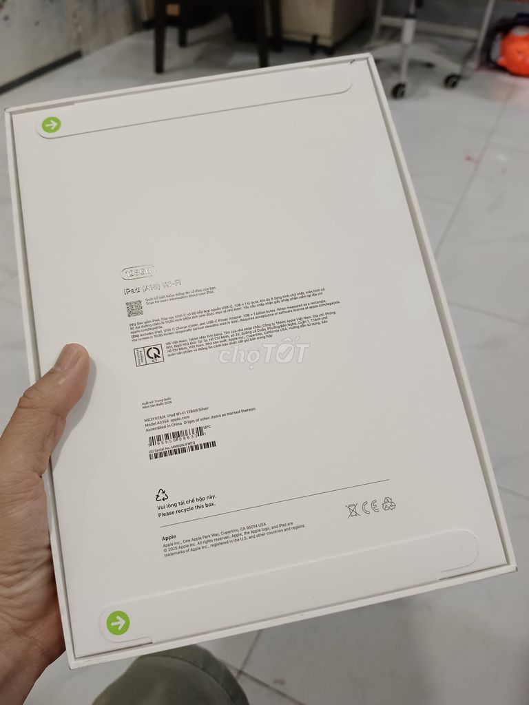 Apple iPad A16 128GB Bạc. Mua bán Máy tính bảng tại Thành phố Thủ Đức Tp Hồ Chí Minh được đăng bởi Messi hình 1