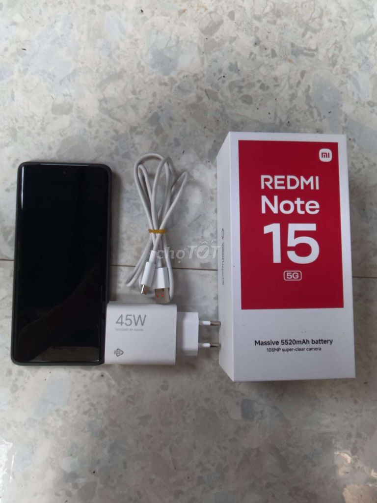 XIAOMI REDMI NOT 15 5GB - Mua ngày 17/4 cần bán. Mua bán Điện thoại tại Thành phố Thủ Đức Tp Hồ Chí Minh được đăng bởi Nguyễn Minh Hiếu hình 1