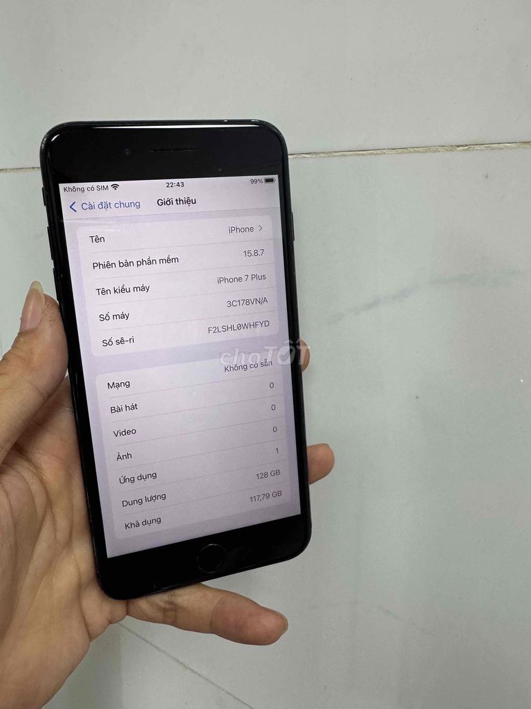 7 Plus 128GB Đen ... Mua bán Điện thoại tại Thành phố Tân An Long An được đăng bởi mua xin alo no SMS hình 1