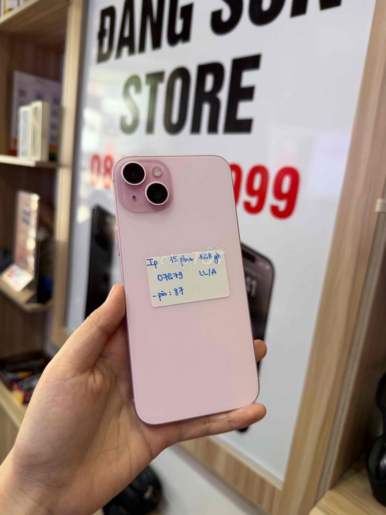 iPhone 15 Plus 128GB Hồng LLA nguyên zin. Mua bán Điện thoại tại Quận 10 Tp Hồ Chí Minh được đăng bởi Đăng Sơn Store hình 1