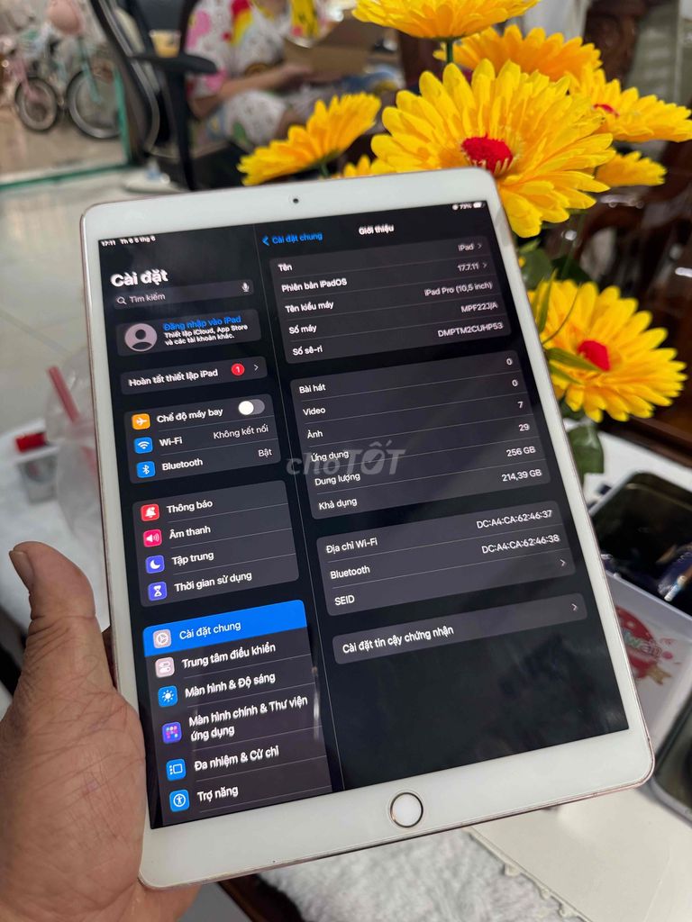 Apple iPad Pro 10.5 256GB Hồng. Mua bán Máy tính bảng tại Thành phố Biên Hòa Đồng Nai được đăng bởi thanh hình 1