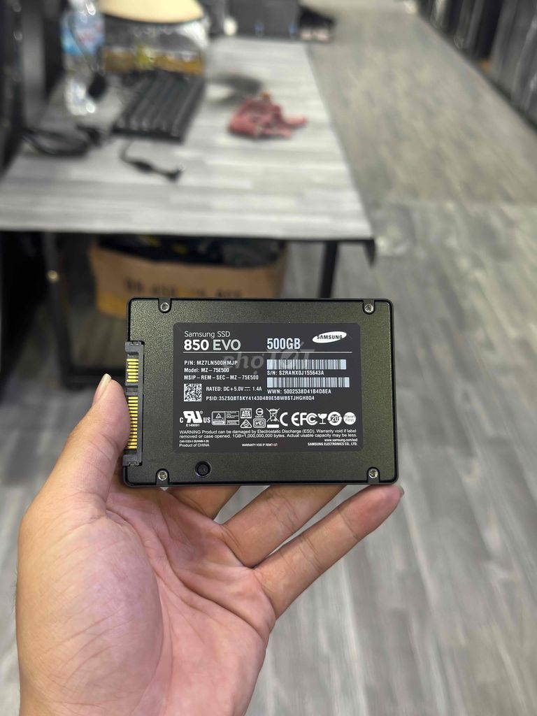 Ổ CỨNG SSD 500GB SAMSUNG 850 EVO CHO ANH EM DÙNG. Mua bán Linh kiện (RAM, Card...) tại Quận Phú Nhuận Tp Hồ Chí Minh được đăng bởi tiến tài 770 nguyễn kiệm p4 quận phú nhuận hình 1