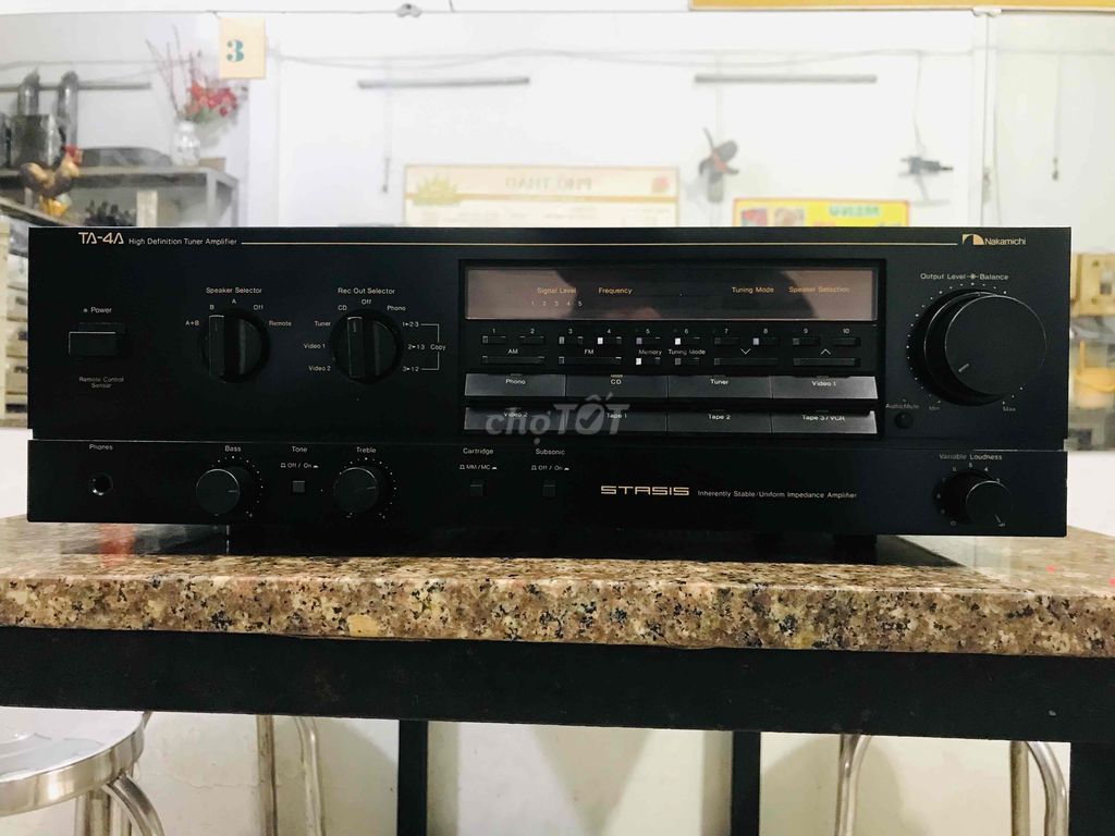 Amply Nakamichi TA-4A cs-425w chạy 8 sò Sanken zin