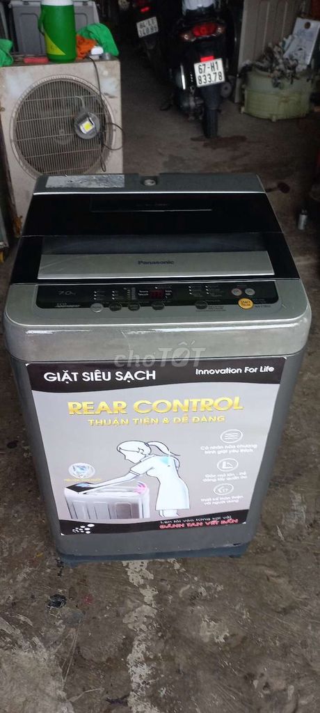 Máy giặt Panasonic 7.0kg cửa trên. Mua bán Máy giặt tại Thành phố Trà Vinh Trà Vinh được đăng bởi ĐIỆN GIA DỤNG GIÁ RẺ hình 1