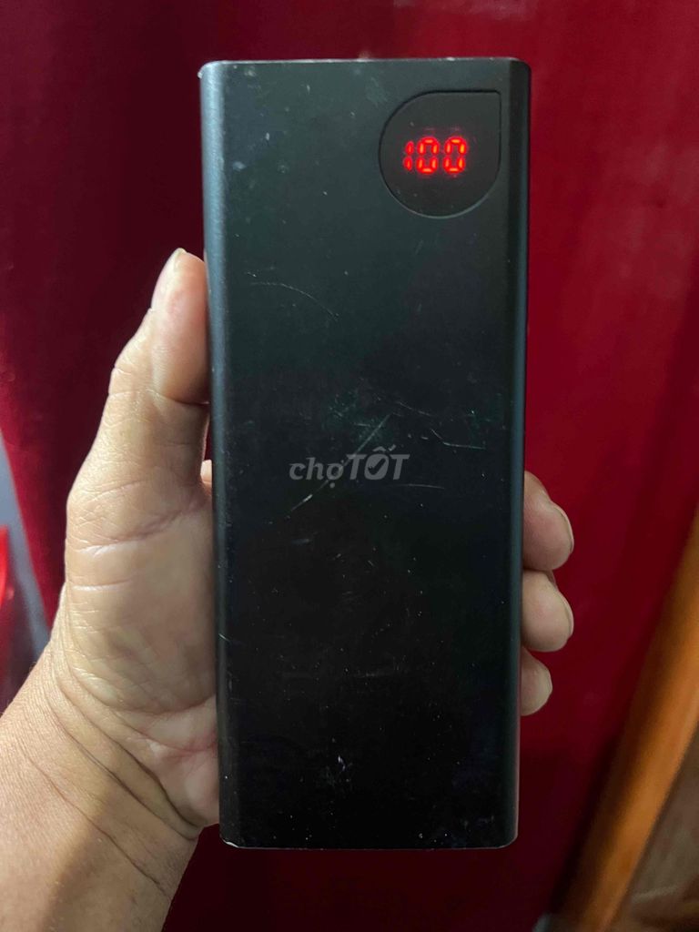 Sạc dự phòng Baseus Đen 20000 mAh. Mua bán Phụ kiện (Màn hình, Chuột...) tại Huyện Xuyên Mộc Bà Rịa - Vũng Tàu được đăng bởi Tên chưa cung cấp hình 1