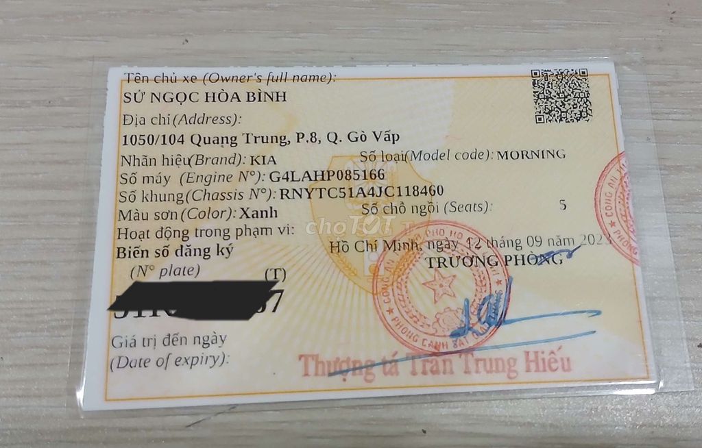 Kia Morning 2018 Si 1.25 AT - 27000 km xe gia đình. Mua bán Ô tô tại Quận Gò Vấp Tp Hồ Chí Minh được đăng bởi Hoà Bình hình 21