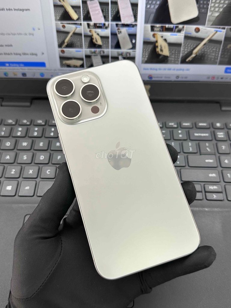 iPhone 15 Pro Max 256GB NATURAL MÁY VIỆT NAM 99%. Mua bán Điện thoại tại Thành phố Biên Hòa Đồng Nai được đăng bởi DT MOBILE BIÊN HOÀ hình 1