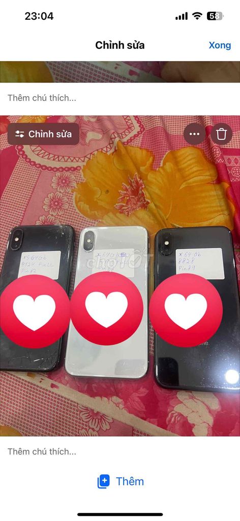 iPhone X ,XS 64GB Đen, Trắng. Mua bán Điện thoại tại Thành phố Thuận An Bình Dương được đăng bởi Trung Apple Ko bán góp hình 1