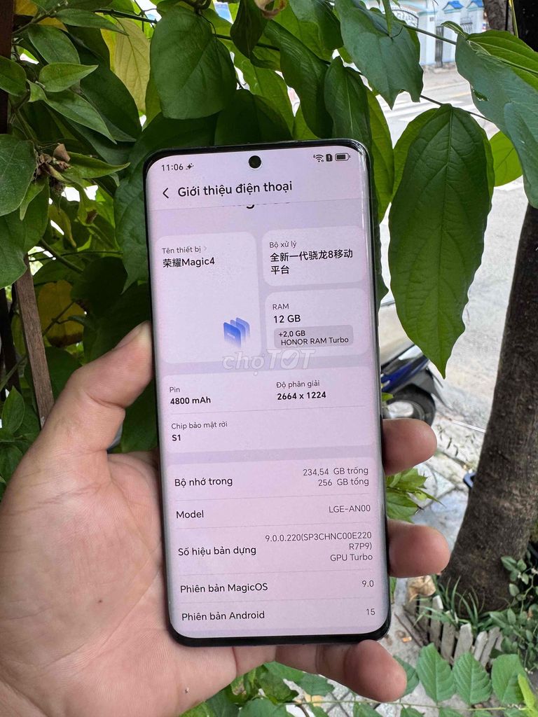 Honor Magic4 12/256GB 8gen1 rin gl. Mua bán Điện thoại tại Quận Tân Phú Tp Hồ Chí Minh được đăng bởi nguyen son  hình 1
