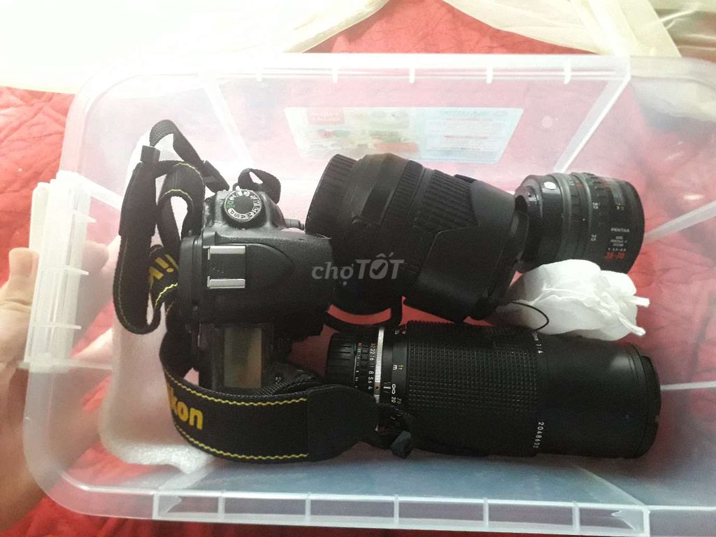Máy ảnh Nikon D80 kèm 3 lens. Mua bán Máy ảnh, Máy quay tại Huyện Krông Năng Đắk Lắk được đăng bởi Hoàng Anh Việt hình 1