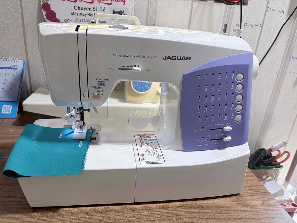 Máy may Jaguar JL5105 Đa năng Trắng miiws 98% BH 1. Mua bán Đồ chuyên dụng, Giống nuôi trồng tại Quận Tân Phú Tp Hồ Chí Minh được đăng bởi Máy may Nguyễn Dung  hình 1