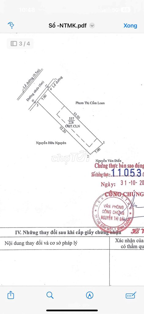 BÁN ĐẤT NGANG 7M MĂT TIỀN 269