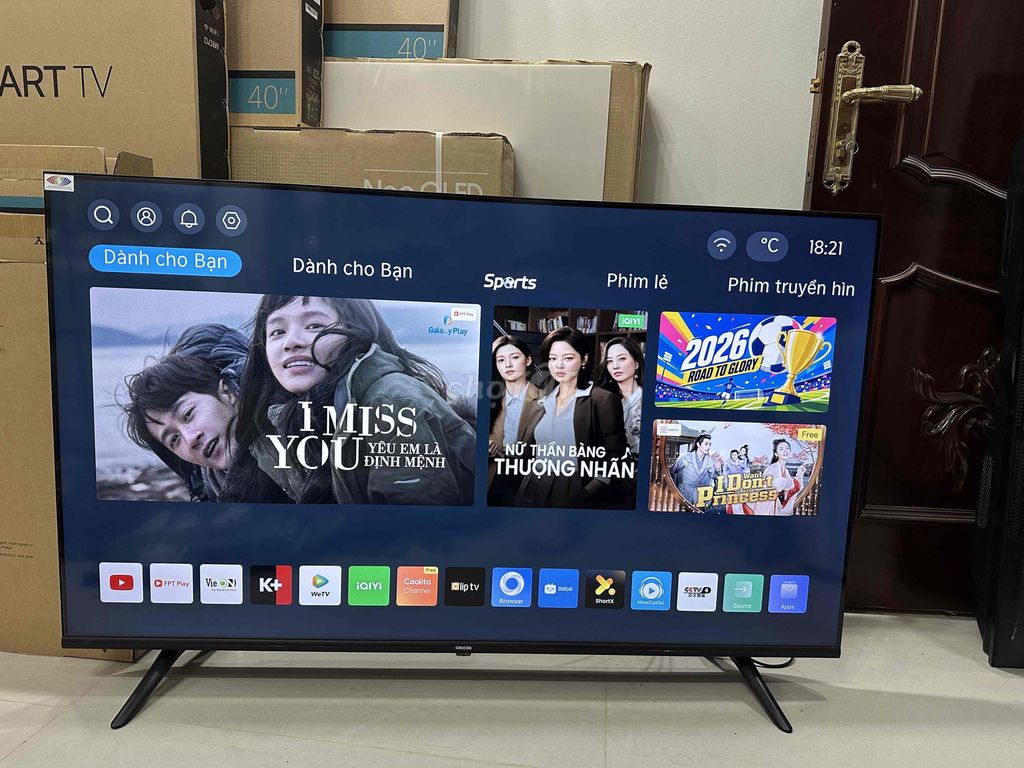 Tivi Coocaa 55 inch Đen. Mua bán Tivi, Âm thanh tại Quận Cầu Giấy Hà Nội được đăng bởi Anh Đức hình 1