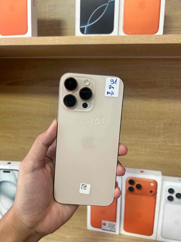 Apple iPhone 16 Promax 256GB Vàng Sa mạc Mỹ 99%. Mua bán Điện thoại tại Thành phố Biên Hòa Đồng Nai được đăng bởi nguyễn Khánh hình 1