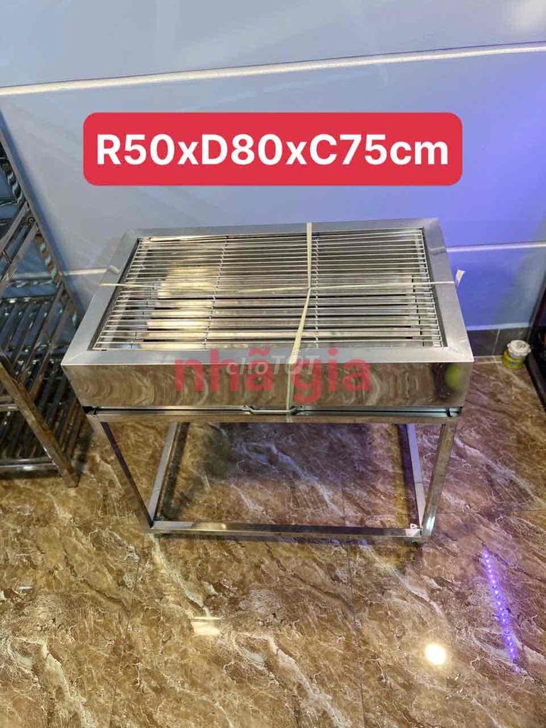 Thanh lý bếp lớn 50x80 tặng thùng than 5kí. Mua bán Dụng cụ nhà bếp tại Huyện Củ Chi Tp Hồ Chí Minh được đăng bởi  INOX NHÃ GIA 218 hình 1