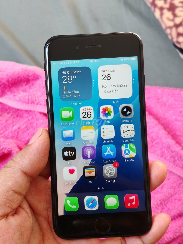 Apple iPhone SE 2 64GB Đen. Mua bán Điện thoại tại Thành phố Tân An Long An được đăng bởi Hội Đồ Điện Tử hình 1