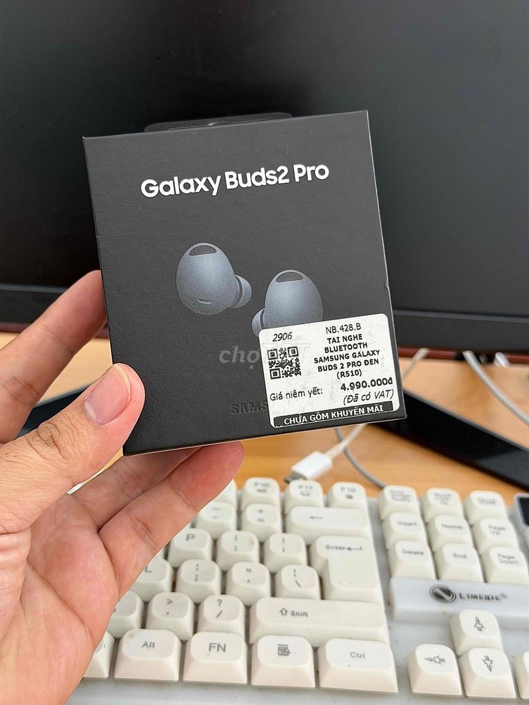 Tai nghe Bluetooth Samsung Buds 2 Pro Đen Full Box. Mua bán Tivi, Âm thanh tại Quận Ninh Kiều Cần Thơ được đăng bởi Cầm Đồ Tấn Lợi hình 1
