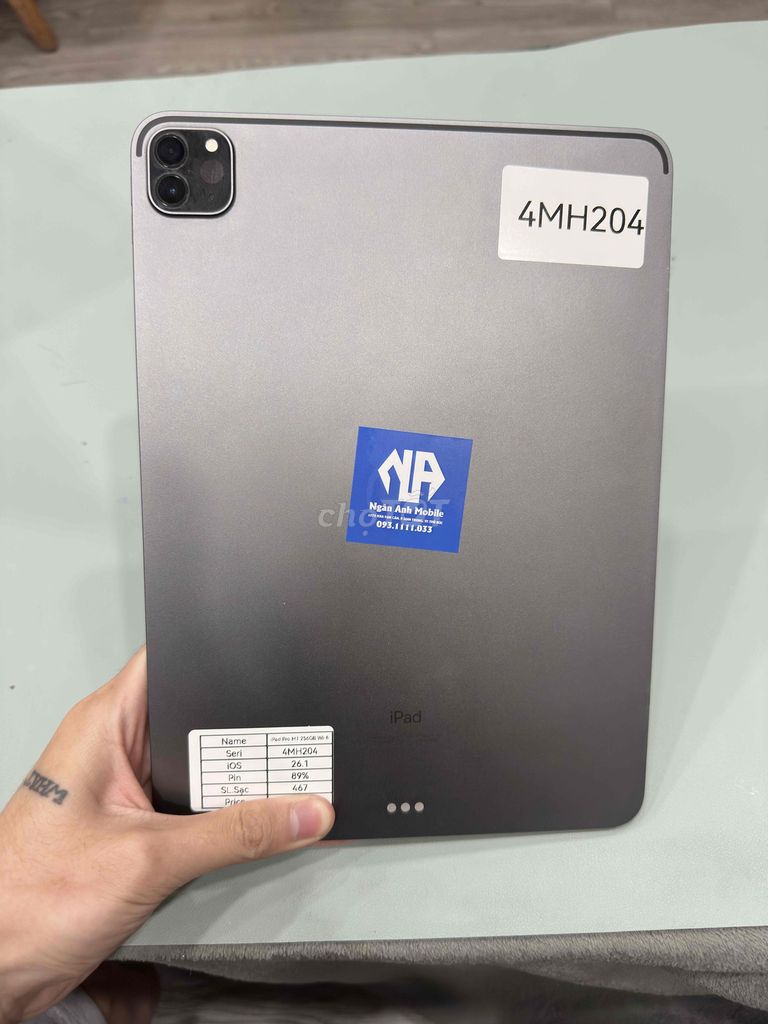 Apple iPad Pro M1 256GB Wifi Xám. Mua bán Máy tính bảng tại Thành phố Thủ Đức Tp Hồ Chí Minh được đăng bởi Ngân anh mobile hình 1