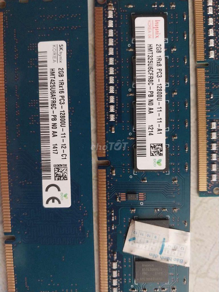 RAM SK Hynix PC3-12800U 2GB. Mua bán Linh kiện (RAM, Card...) tại Thành phố Thanh Hóa Thanh Hóa được đăng bởi Tùng hình 1