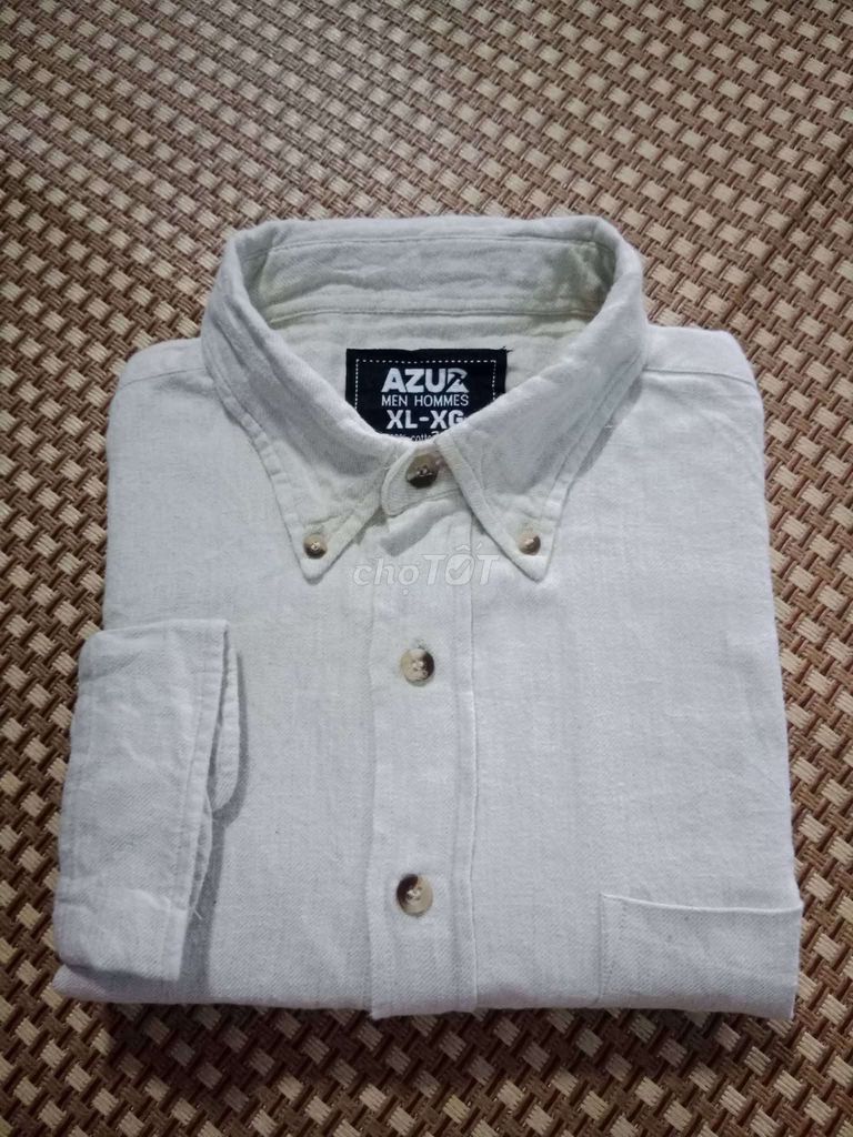 Áo sơ mi AZUZ Cotton Nam XL Pakistan. Mua bán Quần áo tại Huyện Tuy Phong Bình Thuận được đăng bởi Hải Trần hình 1