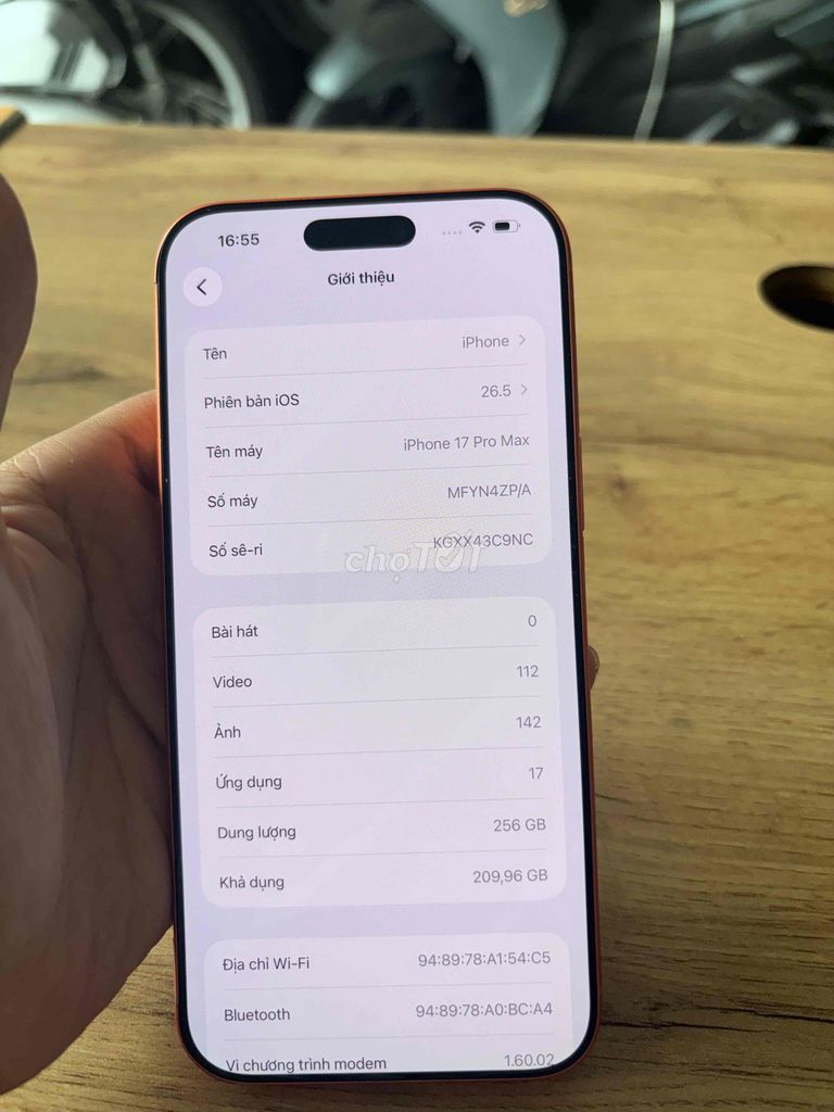 Apple iPhone 17 Pro Max 256GB Cam Mới. Mua bán Điện thoại tại Thành phố Thủ Đức Tp Hồ Chí Minh được đăng bởi Cầm đồ gia minh lãi suất 2 phần trăm hình 1