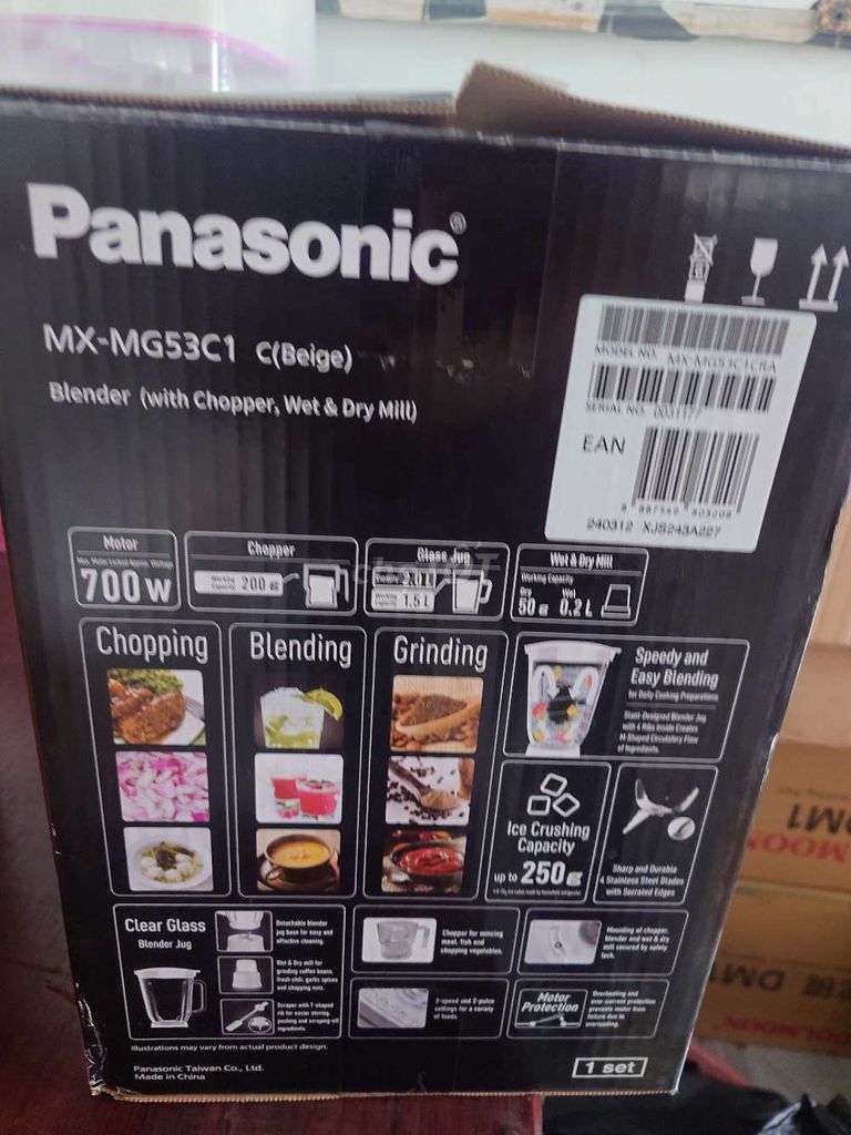 Máy xay sinh tố Panasonic MX-MG53C1 1.5L. Mua bán Bếp, lò, đồ điện nhà bếp tại Quận Ninh Kiều Cần Thơ được đăng bởi phan an hình 1