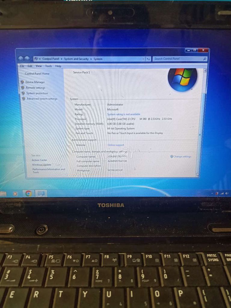 Toshiba i3 giá rẻ. Mua bán Laptop tại Thành phố Buôn Ma Thuột Đắk Lắk được đăng bởi Phát hình 1