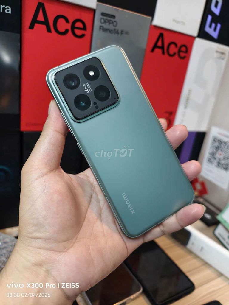 Xiaomi Mi 14 512GB Xanh Đã sử dụng. Mua bán Điện thoại tại Thành phố Thuận An Bình Dương được đăng bởi Thu Quynh shop hình 1