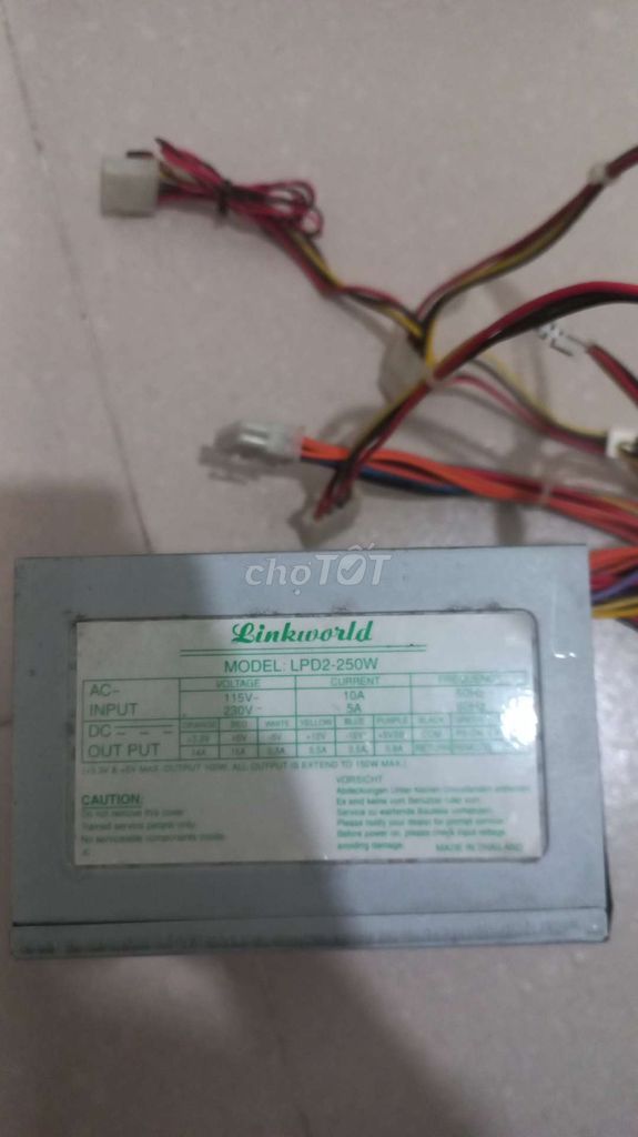Nguồn máy tính cỏ 250w 20 pin cho main cổ. Mua bán Linh kiện (RAM, Card...) tại Thành phố Đà Lạt Lâm Đồng được đăng bởi Hanh Thieu hình 1