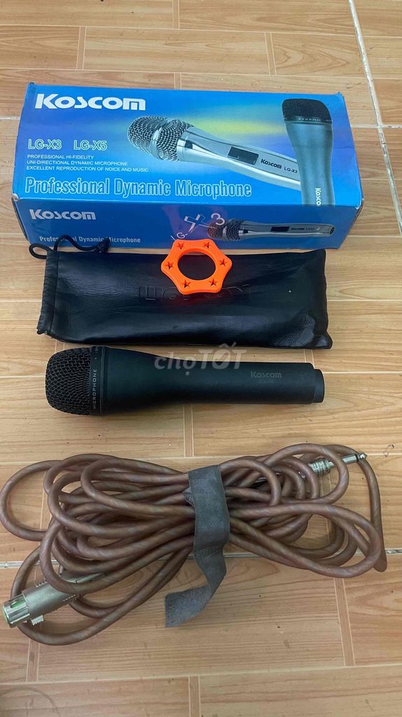 Microphone Koscom Dynamic LG-X5 Đen. Mua bán Tivi, Âm thanh tại Quận 11 Tp Hồ Chí Minh được đăng bởi JAPAN hình 1