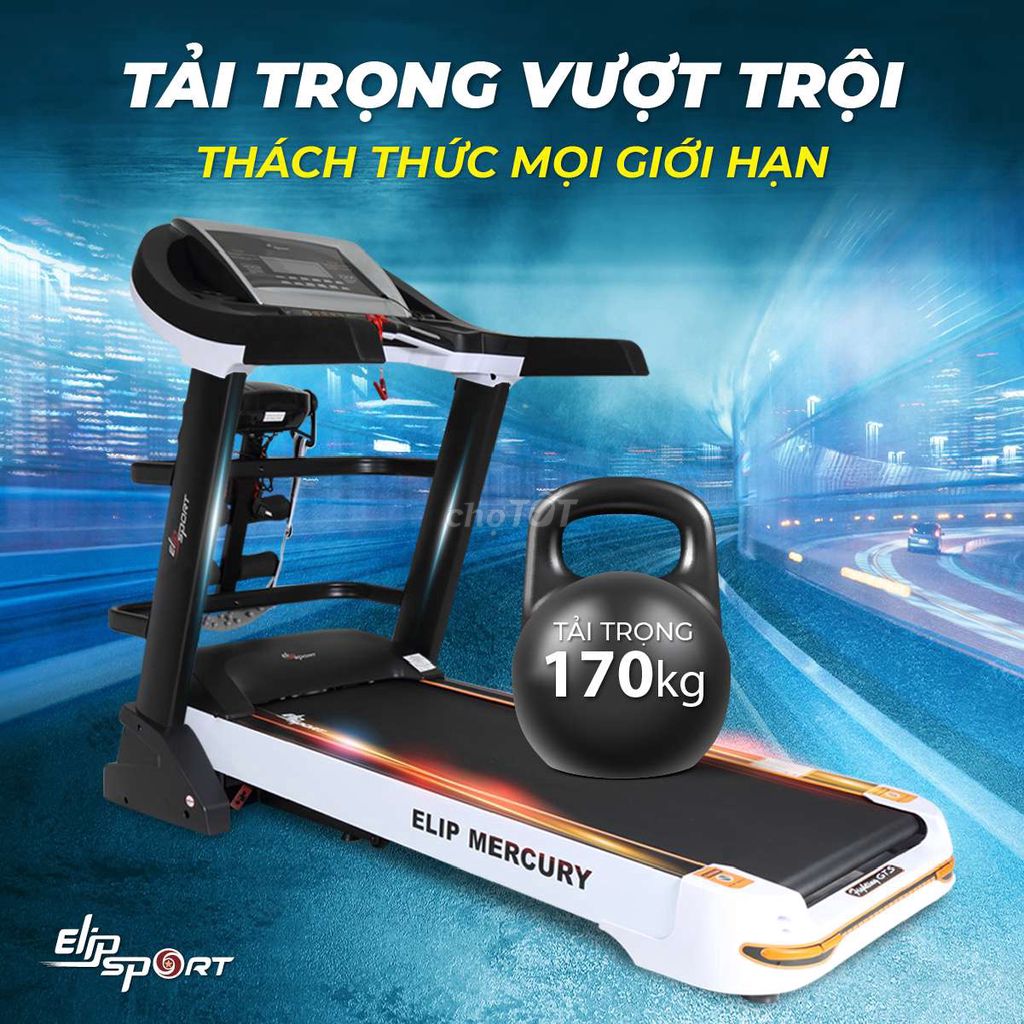 Máy chạy bộ ELIP Mercury đã qua sử dụng. Mua bán Đồ thể thao, Dã ngoại tại Quận Bình Tân Tp Hồ Chí Minh được đăng bởi Tên chưa cung cấp hình 1