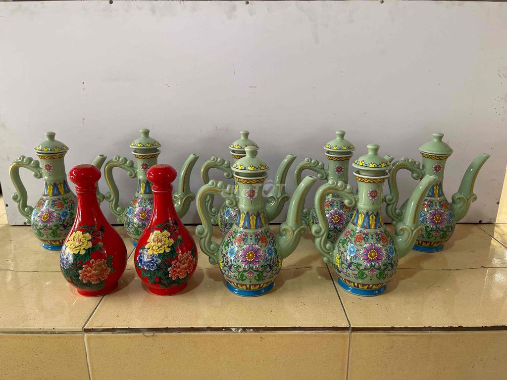 Thanh lý lô Ấm trà Gốm Hoa mẫu đơn phát sáng đêm. Mua bán Nội thất, đồ gia dụng khác tại Quận 4 Tp Hồ Chí Minh được đăng bởi Anh Dũng hình 1