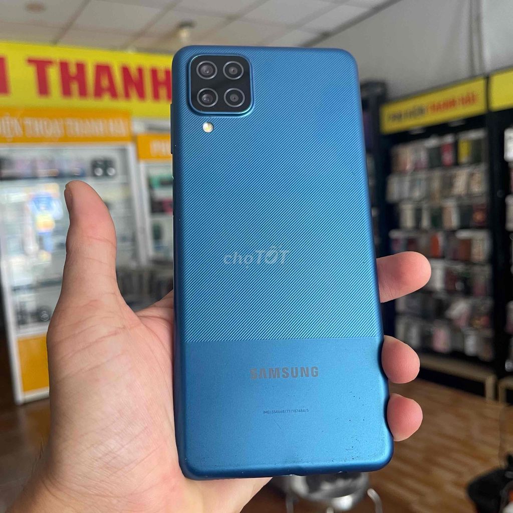 Samsung Galaxy A12 6GB/128GB Xanh. Mua bán Điện thoại tại Thành phố Dĩ An Bình Dương được đăng bởi Phan Văn Hải hình 1