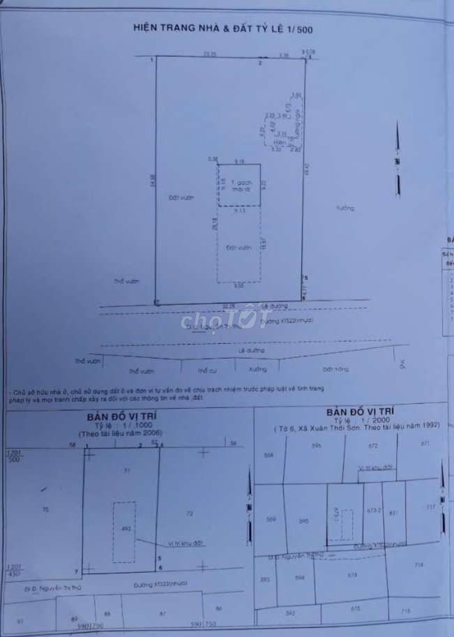 🆘 Đất 32 x 55m MẶT TIỀN XUÂN THỚI SƠN 22, XÃ XUÂN THỚI SƠN HÓC MÔN