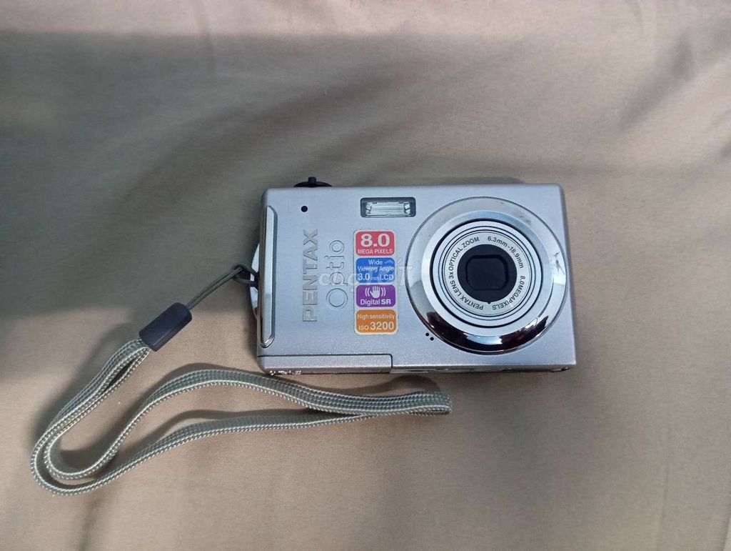 Máy ảnh Pentax Optio Bạc. Mua bán Máy ảnh, Máy quay tại Quận 4 Tp Hồ Chí Minh được đăng bởi enjoy hình 1