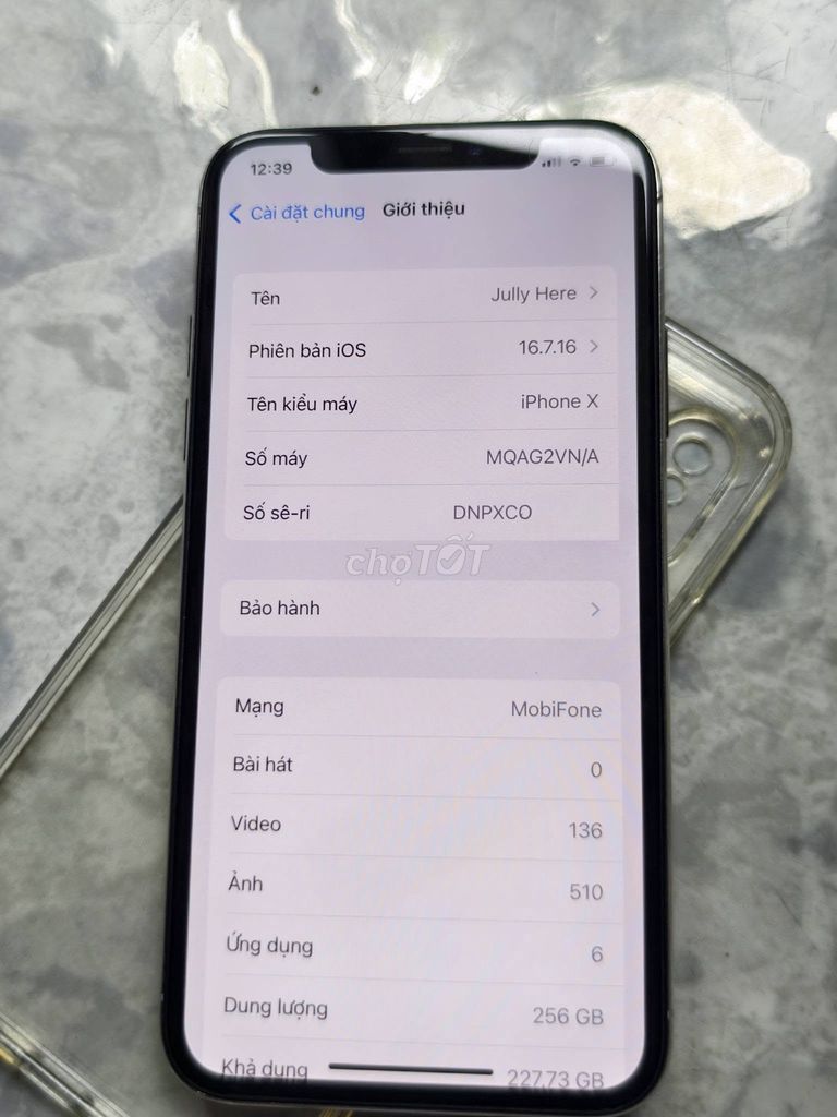 Apple iPhone X 256GB Bạc. Mua bán Điện thoại tại Quận 10 Tp Hồ Chí Minh được đăng bởi Hội Đồ Điện Tử hình 1